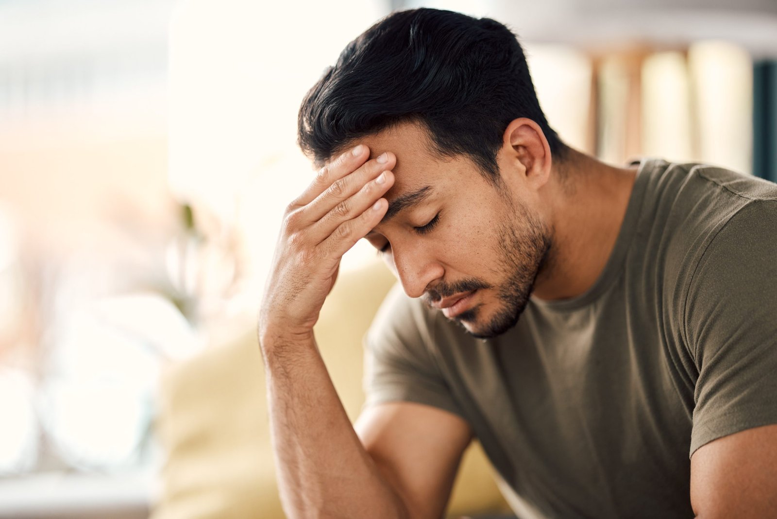 Person with a headache